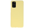 BackCover Hoesje Color Telefoonhoesje voor Samsung Galaxy S20 Plus - Geel