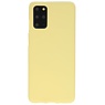 BackCover Hoesje Color Telefoonhoesje Samsung Galaxy S20 Plus - Geel