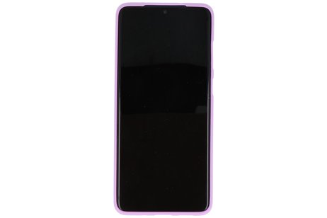 BAOHU Hoesje Geschikt voor de Samsung Galaxy S20 Plus - Backcover Color Telefoonhoesje - Paars