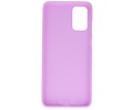 BackCover Hoesje Color Telefoonhoesje voor Samsung Galaxy S20 Plus - Paars