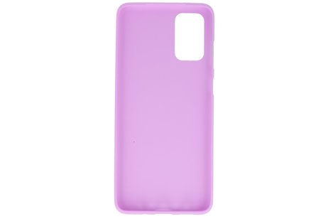 BackCover Hoesje Color Telefoonhoesje voor Samsung Galaxy S20 Plus - Paars