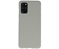 BackCover Hoesje Color Telefoonhoesje voor Samsung Galaxy S20 Plus - Grijs