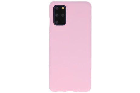 BAOHU Hoesje Geschikt voor de Samsung Galaxy S20 Plus - Backcover Color Telefoonhoesje - Roze
