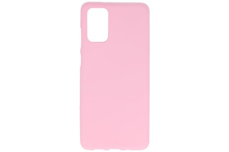 BackCover Hoesje Color Telefoonhoesje voor Samsung Galaxy S20 Plus - Roze