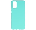 BackCover Hoesje Color Telefoonhoesje voor Samsung Galaxy S20 Plus - Turquoise