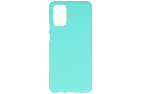 BackCover Hoesje Color Telefoonhoesje voor Samsung Galaxy S20 Plus - Turquoise