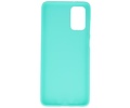 BackCover Hoesje Color Telefoonhoesje voor Samsung Galaxy S20 Plus - Turquoise