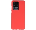 BackCover Hoesje Color Telefoonhoesje voor Samsung Galaxy S20 Ultra - Rood