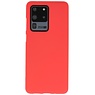 BAOHU BackCover Hoesje Color Telefoonhoesje Samsung Galaxy S20 Ultra - Rood