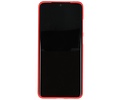 BAOHU Hoesje Geschikt voor de Samsung Galaxy S20 Ultra - Backcover Color Telefoonhoesje - Rood