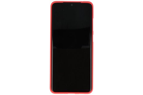 BAOHU Hoesje Geschikt voor de Samsung Galaxy S20 Ultra - Backcover Color Telefoonhoesje - Rood