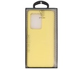 BAOHU Hoesje Geschikt voor de Samsung Galaxy S20 Ultra - Backcover Color Telefoonhoesje - Geel