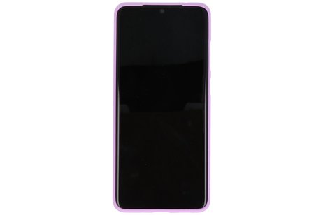 BAOHU Hoesje Geschikt voor de Samsung Galaxy S20 Ultra - Backcover Color Telefoonhoesje - Paars