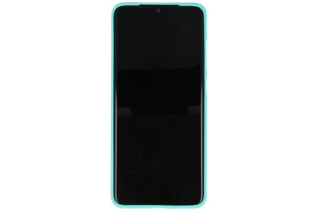 BAOHU Hoesje Geschikt voor de Samsung Galaxy S20 Ultra - Backcover Color Telefoonhoesje - Turquoise