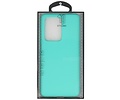 BAOHU Hoesje Geschikt voor de Samsung Galaxy S20 Ultra - Backcover Color Telefoonhoesje - Turquoise