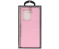 BAOHU Hoesje Geschikt voor de Samsung Galaxy S20 Ultra - Backcover Color Telefoonhoesje - Roze