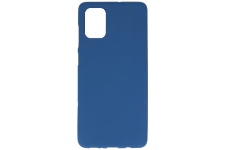 BackCover Hoesje Color Telefoonhoesje voor Samsung Galaxy A71 - Navy