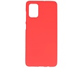 BackCover Hoesje Color Telefoonhoesje voor Samsung Galaxy A71 - Rood