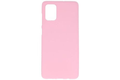 BackCover Hoesje Color Telefoonhoesje voor Samsung Galaxy A71 - Roze