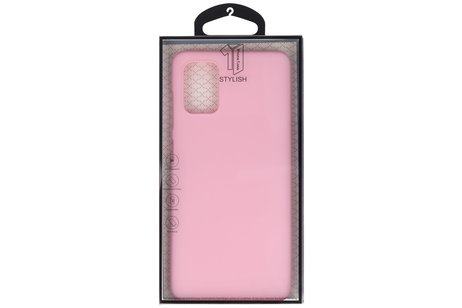 BackCover Hoesje Color Telefoonhoesje voor Samsung Galaxy A71 - Roze