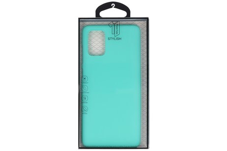 BackCover Hoesje Color Telefoonhoesje voor Samsung Galaxy A71 - Turquoise