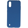 BAOHU BackCover Hoesje Color Telefoonhoesje Samsung Galaxy A01 - Navy