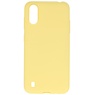 BAOHU BackCover Hoesje Color Telefoonhoesje Samsung Galaxy A01 - Geel