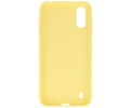 BackCover Hoesje Color Telefoonhoesje voor Samsung Galaxy A01 - Geel