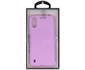 BAOHU Hoesje Geschikt voor de Samsung Galaxy A01 - Backcover Color Telefoonhoesje - Paars