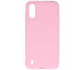 BackCover Hoesje Color Telefoonhoesje voor Samsung Galaxy A01 - Roze