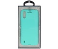 BAOHU Hoesje Geschikt voor de Samsung Galaxy A01 - Backcover Color Telefoonhoesje - Turquoise