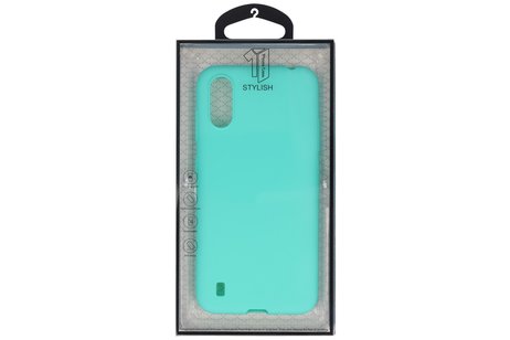 BackCover Hoesje Color Telefoonhoesje voor Samsung Galaxy A01 - Turquoise