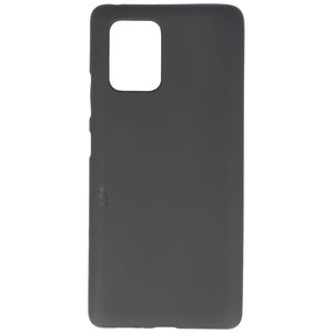 BAOHU Hoesje Geschikt voor de Samsung Galaxy S10 Lite - Backcover Color Telefoonhoesje - Zwart