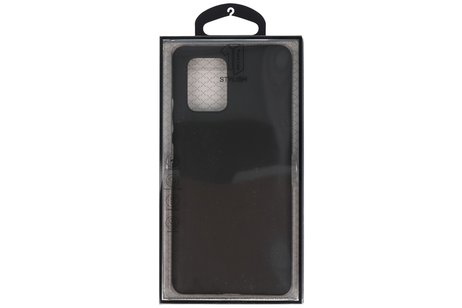 BAOHU Hoesje Geschikt voor de Samsung Galaxy S10 Lite - Backcover Color Telefoonhoesje - Zwart
