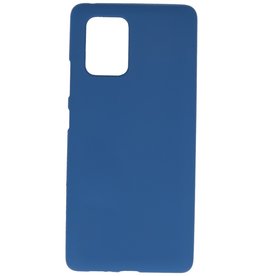 BAOHU BackCover Hoesje Color Telefoonhoesje Samsung Galaxy S10 Lite - Navy
