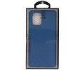BAOHU Hoesje Geschikt voor de Samsung Galaxy S10 Lite - Backcover Color Telefoonhoesje - Navy