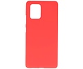 BackCover Hoesje Color Telefoonhoesje voor Samsung Galaxy S10 Lite - Rood