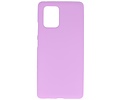 BAOHU Hoesje Geschikt voor de Samsung Galaxy S10 Lite - Backcover Color Telefoonhoesje - Paars