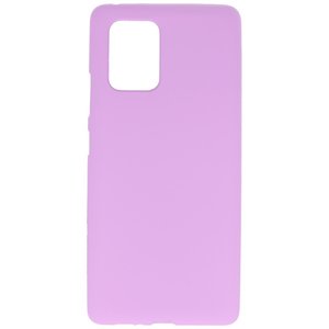 BackCover Hoesje Color Telefoonhoesje voor Samsung Galaxy S10 Lite - Paars