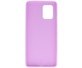 BAOHU Hoesje Geschikt voor de Samsung Galaxy S10 Lite - Backcover Color Telefoonhoesje - Paars