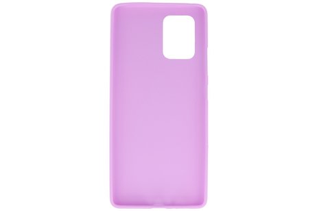 BackCover Hoesje Color Telefoonhoesje voor Samsung Galaxy S10 Lite - Paars