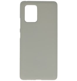 BackCover Hoesje Color Telefoonhoesje Samsung Galaxy S10 Lite - Grijs