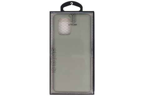 BAOHU Hoesje Geschikt voor de Samsung Galaxy S10 Lite - Backcover Color Telefoonhoesje - Grijs