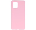 BackCover Hoesje Color Telefoonhoesje voor Samsung Galaxy S10 Lite - Roze