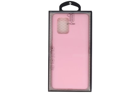 BackCover Hoesje Color Telefoonhoesje voor Samsung Galaxy S10 Lite - Roze