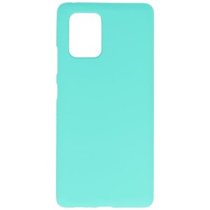 BackCover Hoesje Color Telefoonhoesje voor Samsung Galaxy S10 Lite - Turquoise