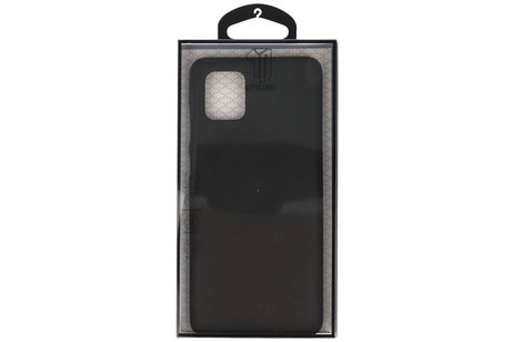 BAOHU Hoesje Geschikt voor de Samsung Galaxy Note 10 Lite - Backcover Color Telefoonhoesje - Zwart