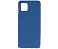 BAOHU Hoesje Geschikt voor de Samsung Galaxy Note 10 Lite - Backcover Color Telefoonhoesje - Navy
