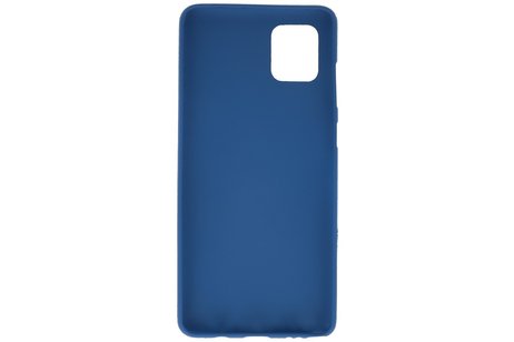 BackCover Hoesje Color Telefoonhoesje voor Samsung Galaxy Note 10 Lite - Navy