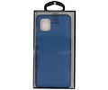 BAOHU Hoesje Geschikt voor de Samsung Galaxy Note 10 Lite - Backcover Color Telefoonhoesje - Navy